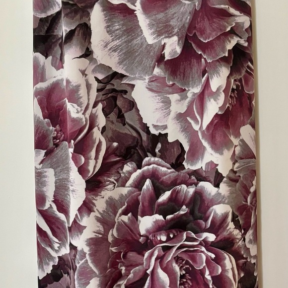 Guess| NEW Gorgeous Purple Black Floral Lace Long Chemise Dress Sz S w/Tags - Picture 4 of 11